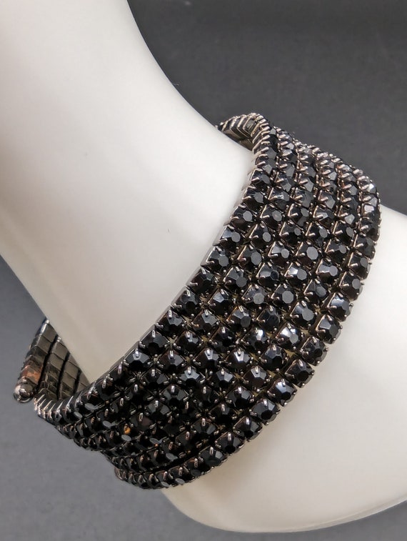 Womens Black Diamond Bracelet, Black Diamond Slink