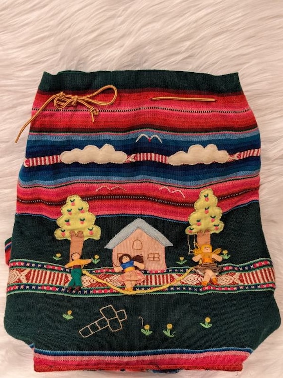 Peruvian bag, Peruvian purse, Handmade Peruvian Ba