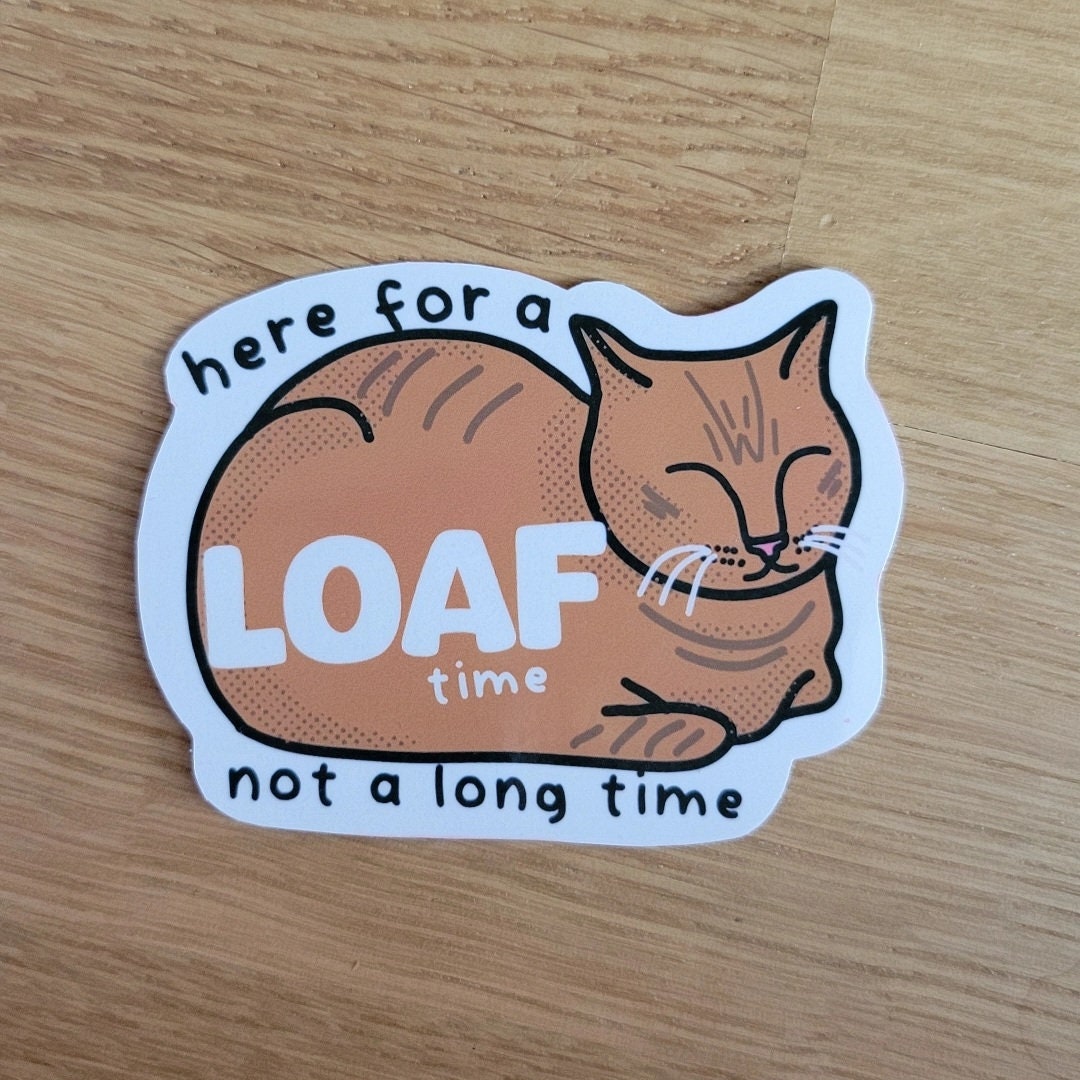 Cat Loaf Sticker | Cute Cat Loaf | Gifts Under 5 | Fun Sticker for