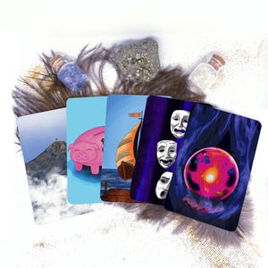 Tarot Universo Alternativo ® - Cartas de Tarot en español, diseño Moderno Estilo Cartoon, Aprendizaje fácil para Principiantes.