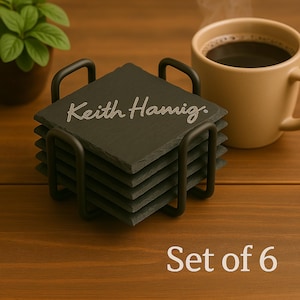 Keith Haring Inspired Coasters - Vibrant Art Drink Coasters Set | Unique Home Decor Gift