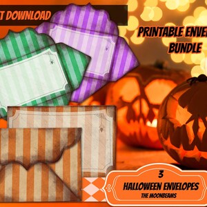 4"x6"printable Halloween Envelopes-digital Envelopes-junk Journal ...