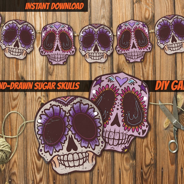 Skull Garland - Etsy