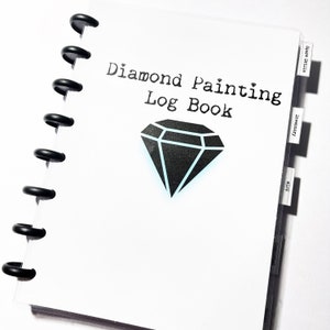 Diamond Painting Log Book: Diamond painting journal, Deluxe Edition with  Space for Photos. Diamond Painting Log Book,This guided prompt Journal is a