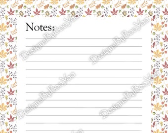 Fall/Autumn Notes V1