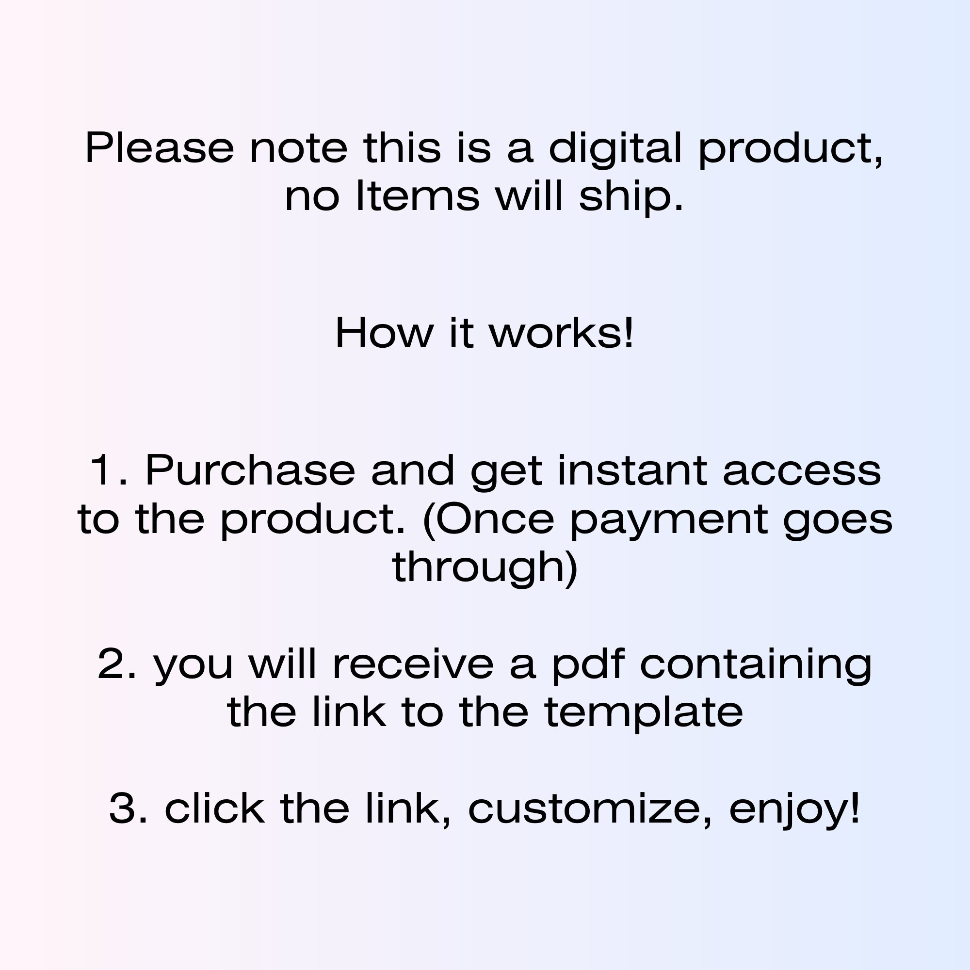 Editable Custom Order Form Canva Template in Pink Purchase Form - Etsy