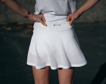 Tennis Pickleball Skirt - Sustainable Recycled Skort Activewear Made in Canada