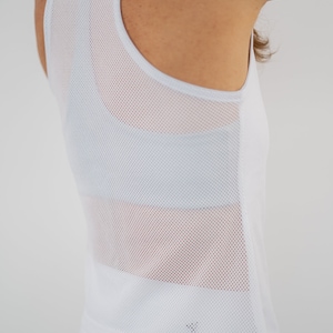 Tênis Yoga Pickleball Top - Sustentável Reciclado Feito no Canadá Roupa Ativa Branco Preto