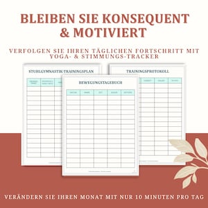 Stuhlyoga zum Abnehmen 28 Tage Trainingsplan, Senioren Fitness & Anfänger Yoga, Workout, Low Impact bungen-poster, Digitaler Planer pdf afbeelding 6