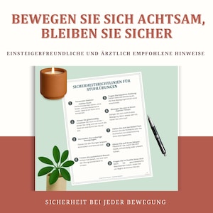 Stuhlyoga zum Abnehmen 28 Tage Trainingsplan, Senioren Fitness & Anfänger Yoga, Workout, Low Impact bungen-poster, Digitaler Planer pdf afbeelding 7