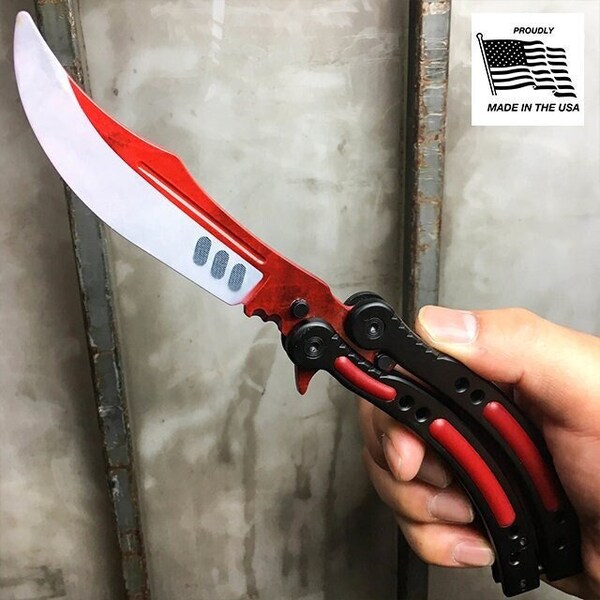 Butterfly Knife Autotronic Etsy