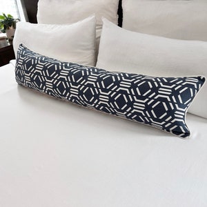 125-5 Grey Ivory Extra Long Lumbar Pillow