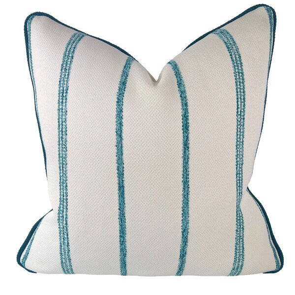 Aqua Outdoor Pillows Etsy