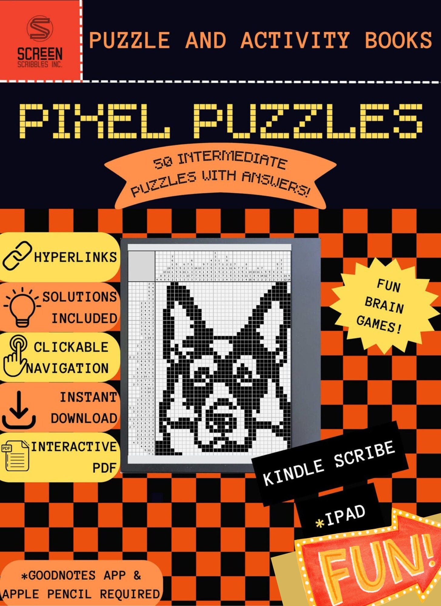 50 Intermediate Nonogram | Picross | Griddlers | Pixel Puzzle