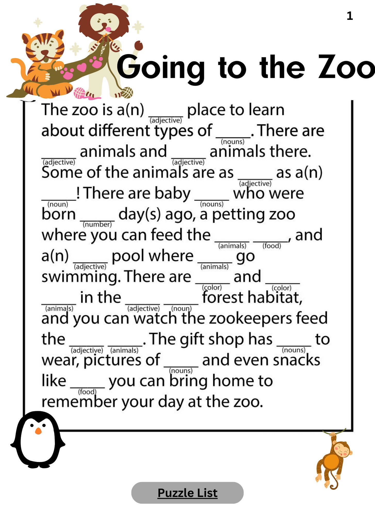 Summer Fun Ad Libs for Kids! Kindle Scribe| iPad - Etsy