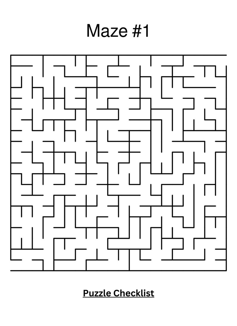 50 Intermediate Mazes for Kindle Scribe, iPad - Etsy