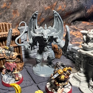 HeroQuest Centerpiece Gargoyle Figure, Fully Assembled - Custom Print for 2021 Avalon Hill Version