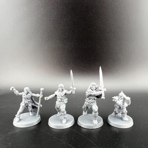 Advanced HeroQuest Box Art Style Hero Set, Fully Assembled - Custom Print for Classic Scale Game