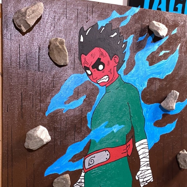 Rock Lee Wall Art Painting from the anime Naruto