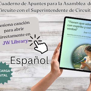 Cuaderno de apuntes para la Asamblea de Circuito con el Superintendente de Circuito/ Puede Imprimirse o usar de forma Digital