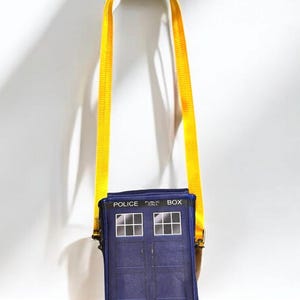 Who could this be! Handmade, Tardis, Crossbody Bag!