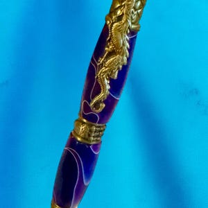 Beleza em voo, caneta artesanal para papelaria!