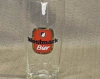 RARE Vintage Germany Westmark Gotthard Kirchner Brewery Beer glass~ Pilsner 0.2l