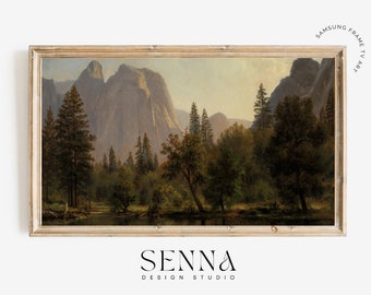 Mountain Landscape Painting for Samsung Frame TV (Digital Download)