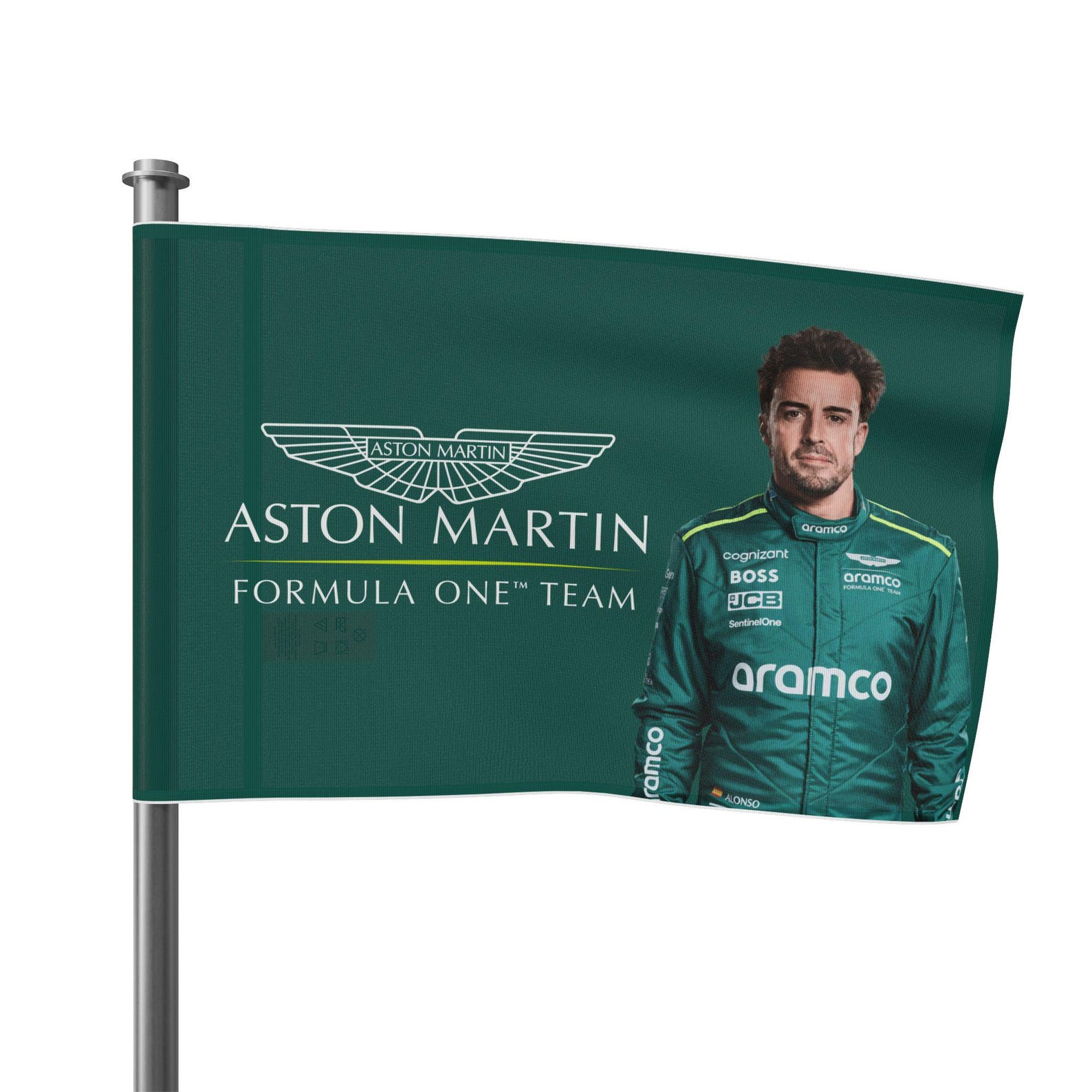 Fernando Alonso Aston Martin Flag 2025 - Etsy