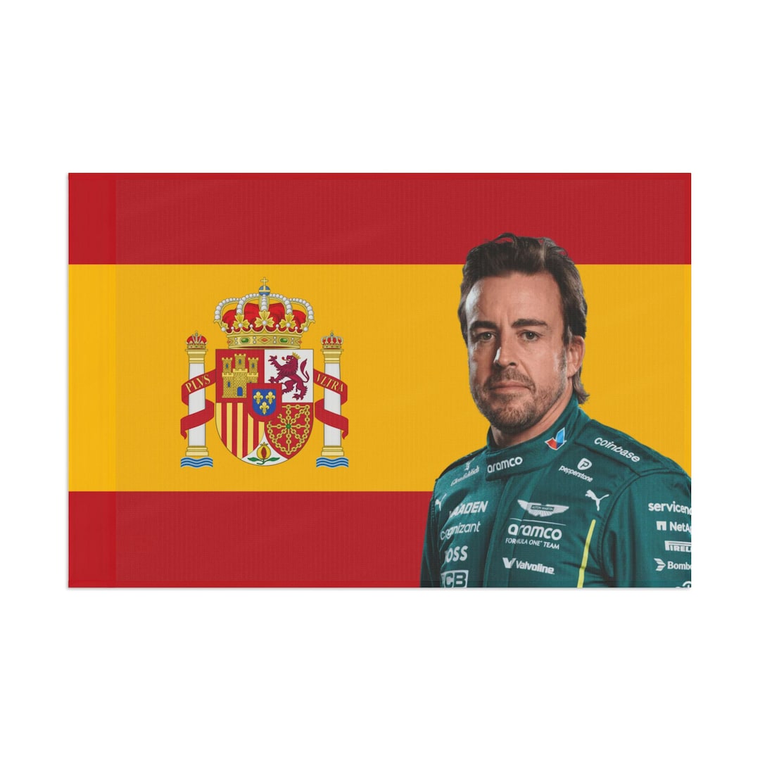 Fernando Alonso Country Flag 2025 - Etsy