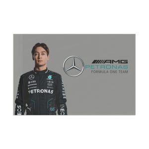 George Russel Mercedes Flagge 2025