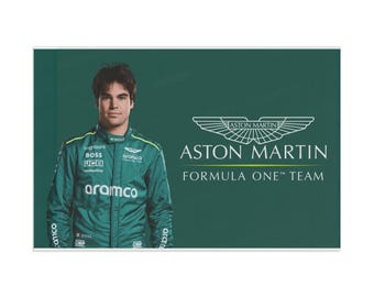 Lance Stroll Aston Martin-flaggan 2025