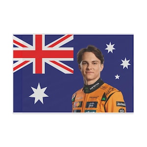 Oscar Piastri Country Flag 2025
