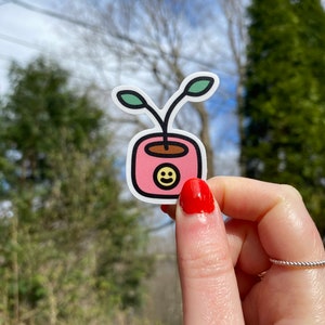 Plant Stickers - Mental Health Stickers - Trendy Stickers - Cute Stickers - Waterproof Stickers - Water Bottle Stickers - Laptop Stickers