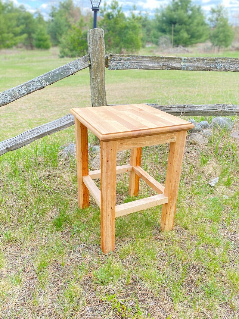 Handmade Maple End Table Etsy