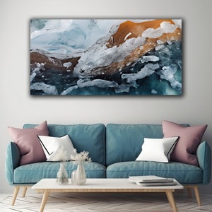 Decor Wave Art Photo Digital Prints Beach Coastal Decor ocean view canvas Waves Wall Ocean Waves Print Blue Sea Coastal Coastal Printable