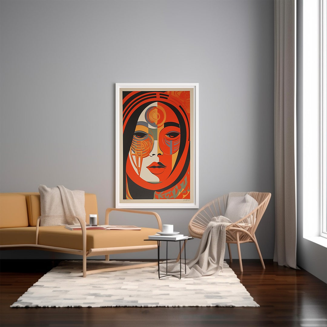 Midcentury Modern Architectural Style Unique Handcrafted Art on Etsy