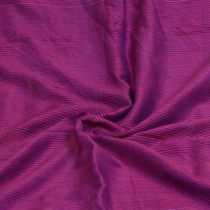 Vintage Pink Silk Sari Fabric Remnant: Handwoven Stripes, Craft Scrap 5YD
