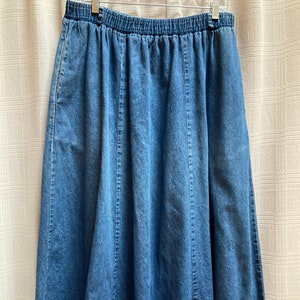 Orvis denim skirt cheap