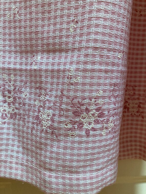Goosies Dress Bodysuit Gingham in Cottage Pink