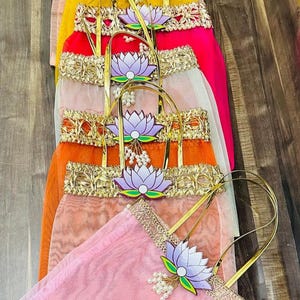 Multicolor Organza Bags for Diwali Gift, Wedding Gift, housewarming, Return Gift, Favors, Giftbag, Potlibag, Returngiftbag | Thamboolam