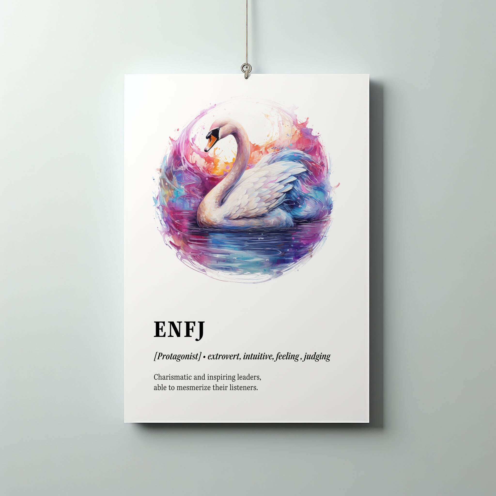 ENFJ - MBTI Protagonist Personality Greeting Card for Sale by BrainChaos