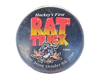 Florida Panthers - Primer disco de hockey con truco de rata de 1995, conmemorativo de la NHL de Miami