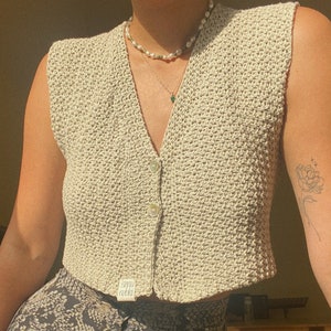 Daisy Summer Vest Crochet Pattern