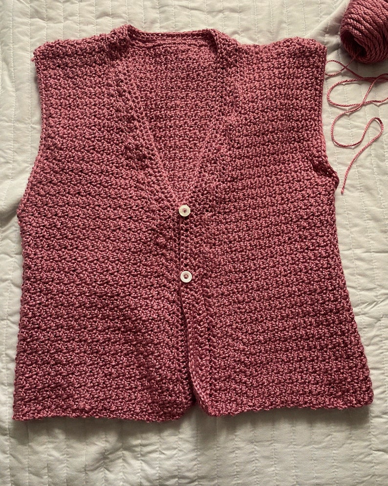 Daisy Summer Vest Crochet Pattern - Etsy