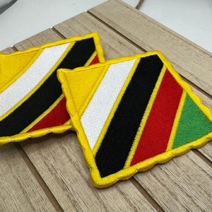 ITF Taekwon Do 8th Dan Master Embroidered Shoulder Patch - Set of 2