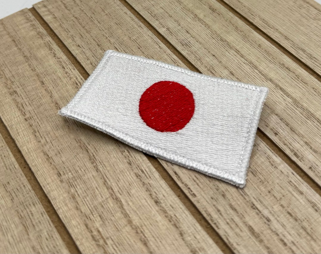 Japan Flag Embroidered Patch for Bags, Uniforms, Hats, Hoodies ...