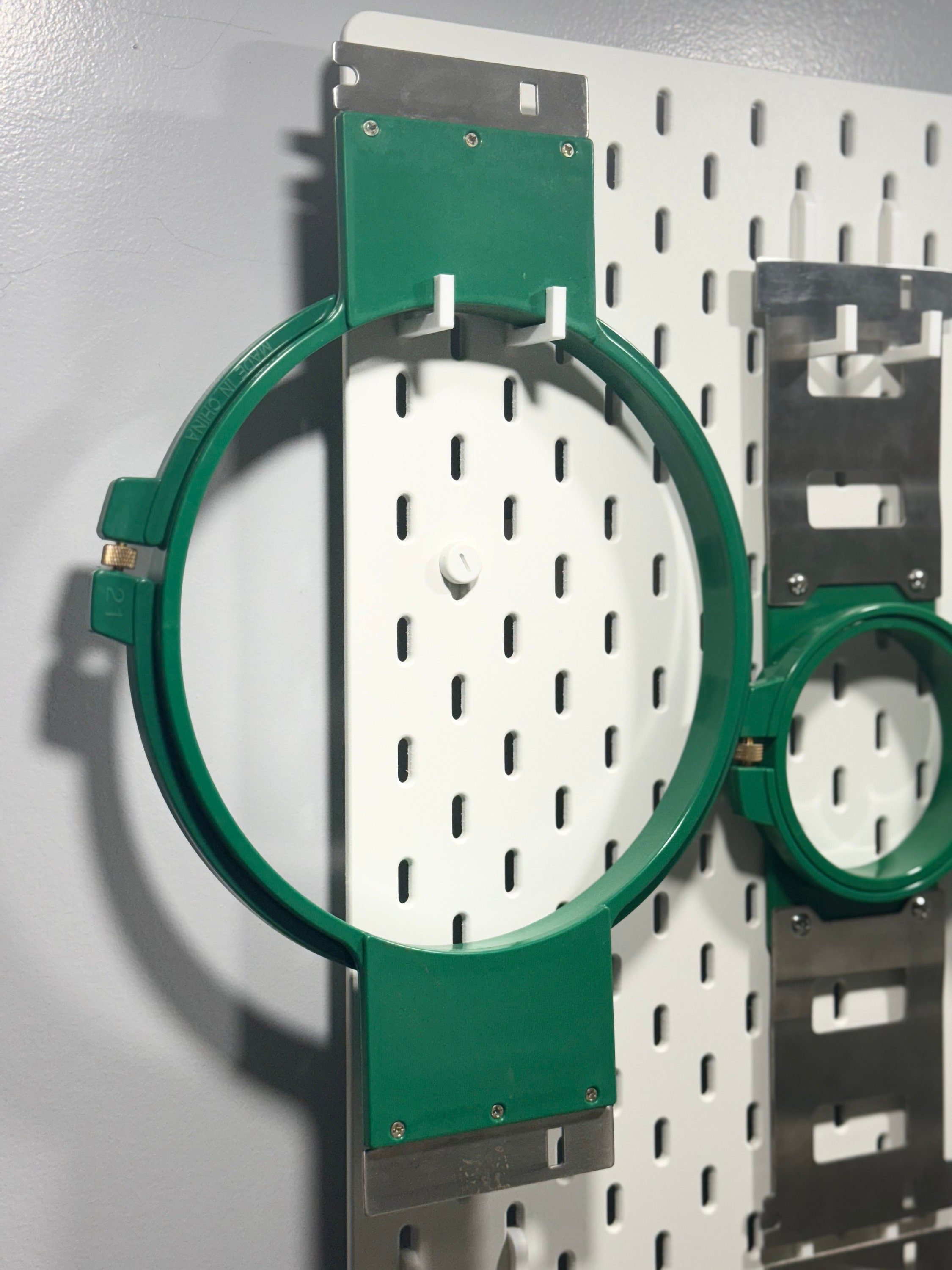 Skadis or Uppspel Pegboard Embroidery Frame Hooks Sewing Knitting and