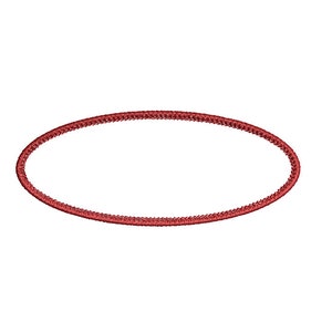 4 inch Oval Perfect for Embroider Name Tags patches and badges with a Faux Merrow Embroidery DIGITAL Download