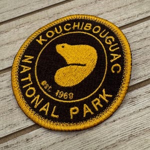 Kouchibouguac National Park Embroidered Patch | Iron-on, Sew-on Badge | Canadian Travel for Backpacking, Hiking and exploring | Canada Parks